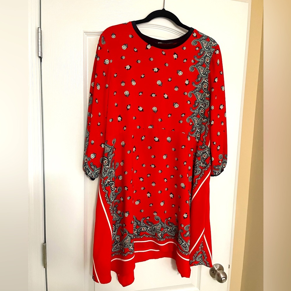 Zara dress- women’s US XL- washed and never worn EUC